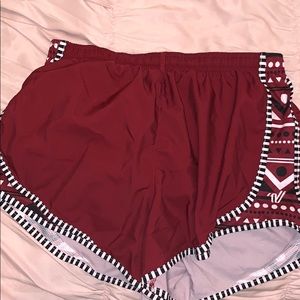 maroon Varsity Shorts